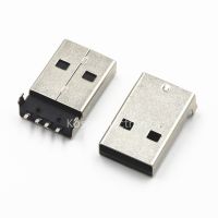 10ชิ้น Usb ประเภท A-Type ตัวผู้180-Pin Smd หัวเสียบ Bent ตัวผู้ที่ต่อปลั๊กไฟ Usb