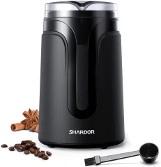 SHARDOR Electric Burr Coffee Grinder 2.0, Adjustable Burr Mill with 16 –  bullworldcoffee