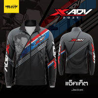 Y7 เสื้อซิ่ง เสื้อพิมพ์ลาย X ADV 2021 ตรงรุ่น แขนสั้น แขนยาว คอปก ฮู้ดซิป ฮู้ดสวม ใส่ออกทริป ใส่ขับรถ