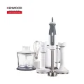 Kenwood Triblade Hand Blender 800W (White) - HDP406WH (Blend, Whisk, Chop & Mesh, Suitable to make Dalgona Coffee, Baby Puree, Desserts, Soups, Smoothies). 