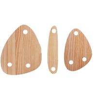 3 Pieces Wine Bottle Topper Serving Tray, Wooden Topper Charcuterie Flat Serving Board, Party Floating Cheese