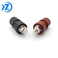 2pcs New 333 terminal banana socketAudio output connector Screw: 6mm red and black two color Ship