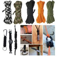 5M Paracord for Survival 9 Stand Cores Parachute Cord Lanyard for Outdoor Camping Rope Climbing Hiking Survival Accessories