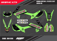 สติ๊กเกอร์วิบาก Honda CRF 250 L ทั้งคัน Graphic kit สติ๊กเกอร์เคลือบเงา สุดคุ้ม