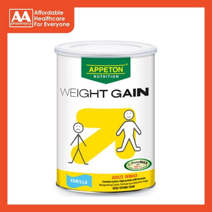 Appeton Weight Gain Adult 900g - Vanilla | Lazada