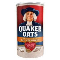 QUAKER OATS Old Fashioned 100% Whole Gain Oats เควกเกอร์ ข้าวโอ็ต เกล็ด 510g.