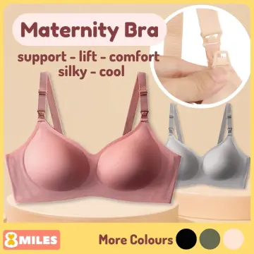Pregnant Women's Nursing Bras, Hands Free Supportive Breastfeeding Open  Front Button Comfy Maternity Bra For Daily Comfort
