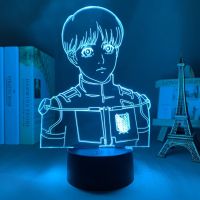 Led Attack on Armin Arlert for Bedroom Decor Night Kids Birthday Manga Shingeki No Kyojin 3d Lamp