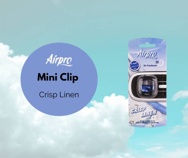 น้ำหอมติดรถยนต์-น้ำหอมในรถยนต์ปรับอากาศ-airpro-miniclip-มีให้เลือกถึง7กลิ่น-หอมนาน30วัน