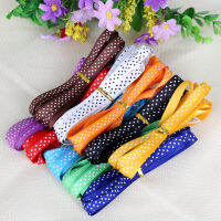 HOT 3/8 "(10มม.) Dot พิมพ์ Grosgrain ริบบิ้นที่คาดผมแบบสายรัดตกแต่งสำหรับ Craft Bows เสื้อผ้าอุปกรณ์เสริม5 Yard