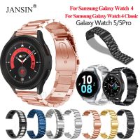 【Jump】สายสแตนเลสสำหรับ Samsung Watch 4คลาสสิก42มม. 46มม. Correa วงโลหะสำหรับ Samsung Galaxy Watch 4 5 44มม. 40มม./5 Pro 45มม