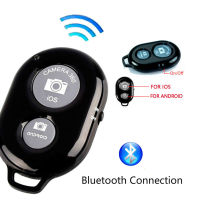 【Loose】Bluetooth รีโมทถ่ายรูป แบบไร้สาย รีโมทบลูทูธ remote bluetooth AB shutter3 รีโมทถ่ายรูปไร้สาย แถมถ่าน (Black)