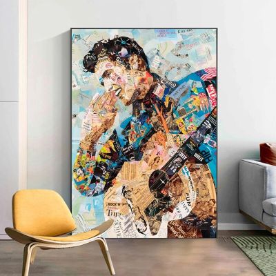 Elvis Presley ภาพวาดใบหน้าบนผ้าใบนิตยสารแอบสแตรกต์รูปศิลปะบนผนังและห้องนั่งเล่นสติกเกอร์ตกแต่งผนังบ้าน1ชิ้นมีกรอบด้านในหรือไร้กรอบ
(การปรับแต่งรวมถึงผ้าใบวาดภาพและกรอบ)