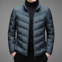 [COD] 2022 winter new light down jacket mens middle-aged and young coat short brand dads