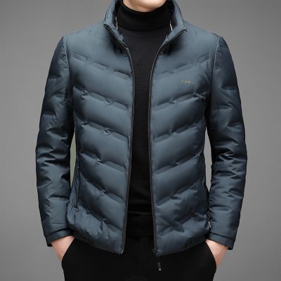 [COD] 2022 winter new light down jacket mens middle-aged and young coat short brand dads