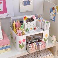 Office Home Makeup Box Storage Box Stationery Container Stationery Container Plastic Drawer Box Home Makeup Box