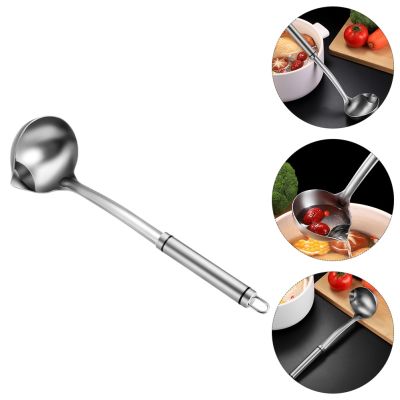 ∋ Stainless Steel Stainless Steel Skimmer Spoon Kitchen Gadget Hotpot Colander Handle Scoop