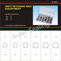 100pcs kit 6 Sizes  Retaining rings  Sicherungsring Assortment set Circlips fastner retainer Washer seal Bearings Seals