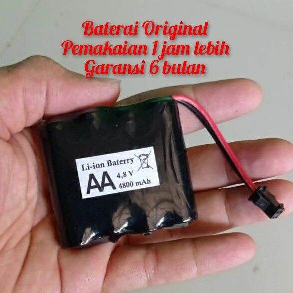 Upgrade Baterai Mobil Rc V Mah Batre Remote Kontrol Lazada