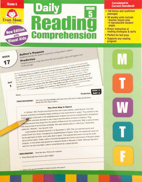 English original daily reading comprehension grade 5 daily practice