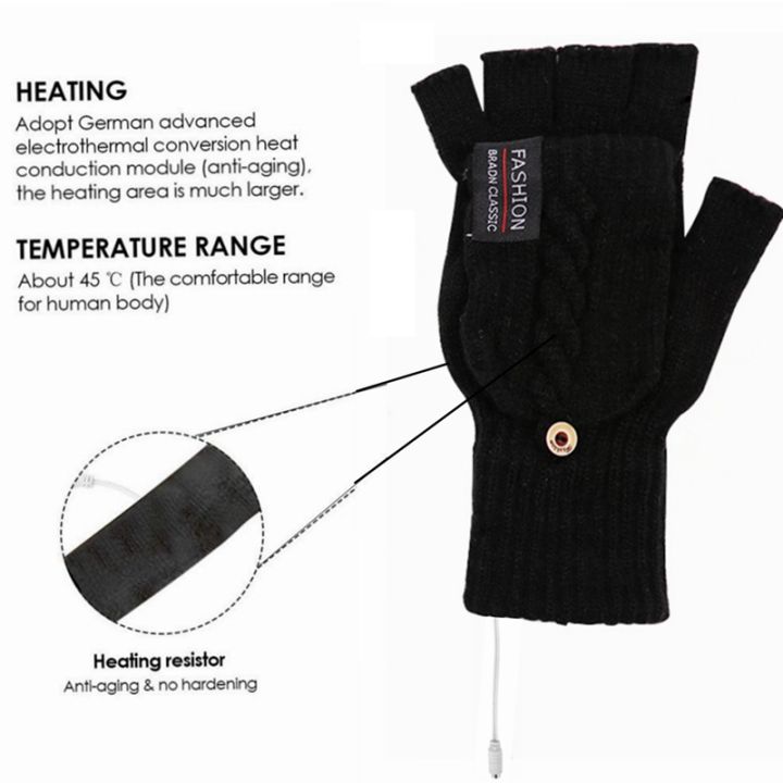 usb-electric-heated-gloves-2-side-heating-convertible-fingerless-glove-mittens-adjustable-cycling-skiing-gloves