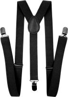 【YF】▣  Suspenders for and Men Elastic 2.5 cm Wide Adjustable Y-Back Pant Tuxedo Braces With Metal