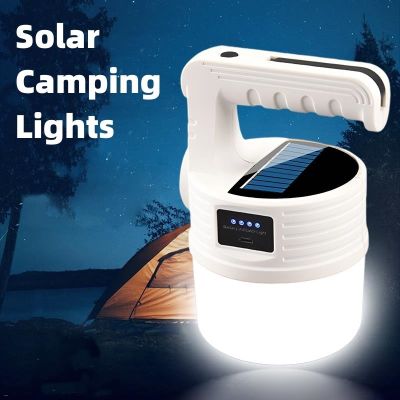 10 Modes Solar Led Camping Lights Flashlight USB Rechargeable Solar Power Waterproof Camp Tent Travel Outdoor Lighting Lamp