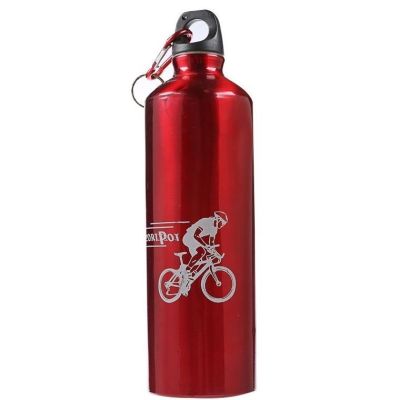 2023 New Fashion version Riding Kettle Mountain Bike Aluminum Alloy Large Capacity Portable Sports Outdoor Water Cup Bicycle Kettle 750ml