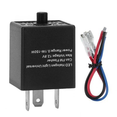 【CW】 12V 24V 3 Adjustable Flasher Relay Turn Blinker Automotive Motorcycle Accessories
