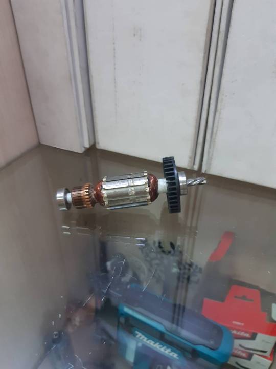 makita-service-part-armature-อะไหล่-ทุ่นไฟฟ้า-เครื่องสว่านไฟฟ้า-makita-ใช้กับรุ่น-6412-6413-mt606-mt607-m6001-m6002-part-no-515698-5-ใช้ประกอบงานซ่อมอะไหล่แท้