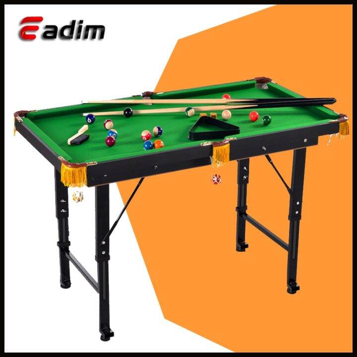 Pool table 47*25.6 inches Mini billiard Table for Kids adjustable metal