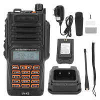 Dual Band Walkie Talkie 10W UHF VHF Long Range IP67 Waterproof 2 Way Radio for BaoFeng UV‑XS 100‑240V EU Plug