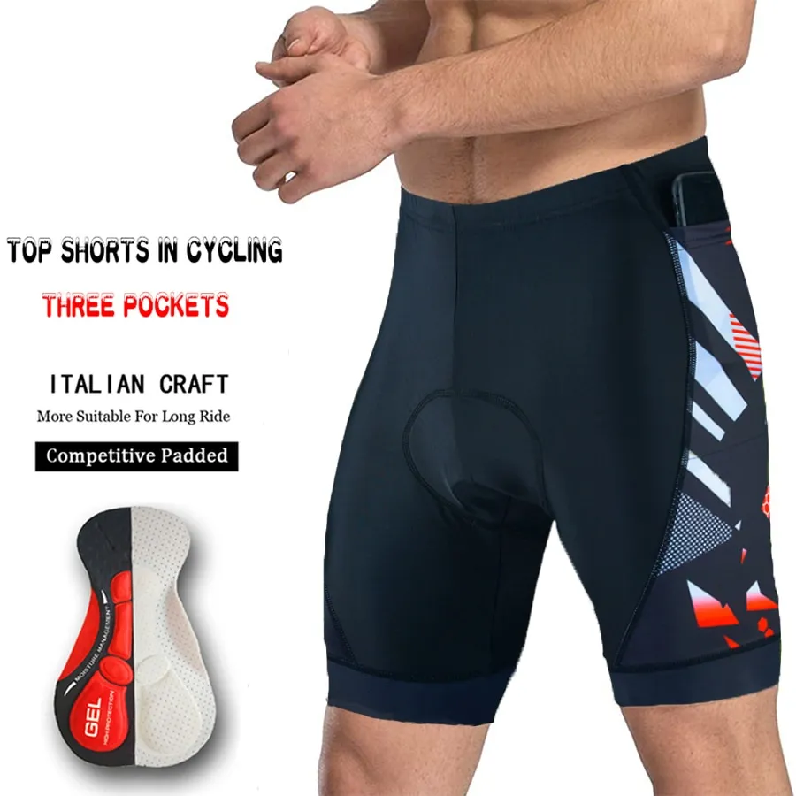 Lycra cycling shorts hot sale with pockets