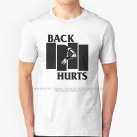 Back Hurts Black T Shirt Cotton 6Xl Black Flag Hardcore Punk