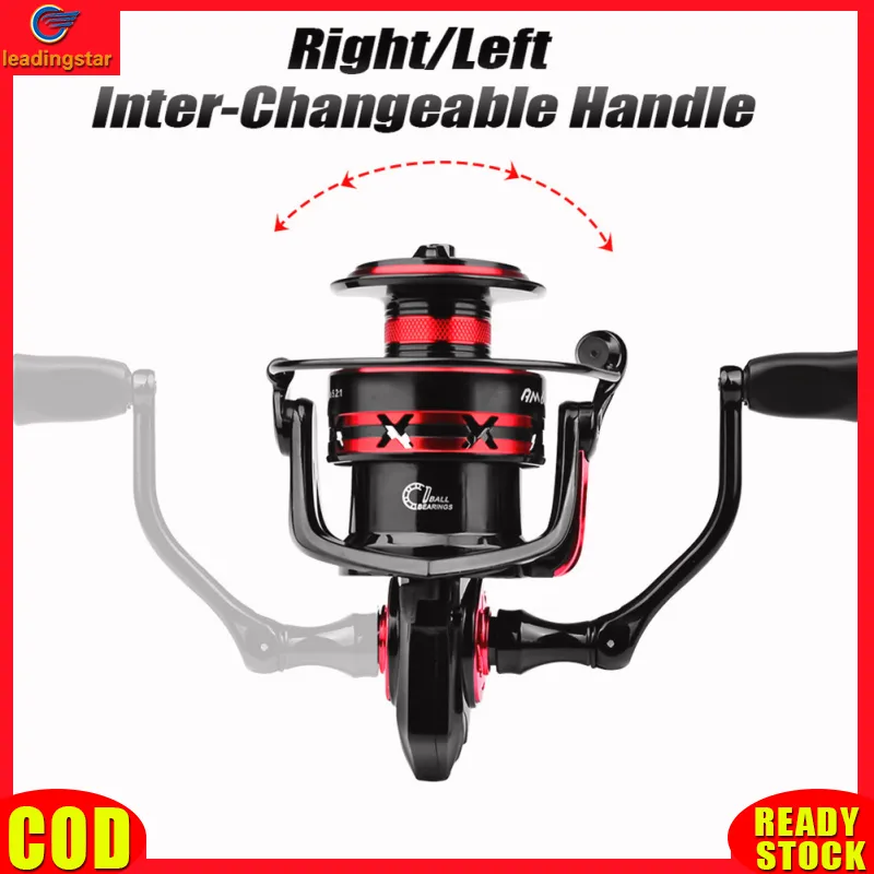 LeadingStar RC Authentic Spinning Reel Ultra Smooth Powerful Reel Heavy  Duty 5.2:1 With Toughened Metal Head For Outdoor Fishing