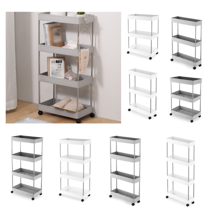 234-tier-slim-storage-cart-mobile-shelving-unit-ออแกไนเซอร์-slide-out-storage-rolling-utility-cart-rack-for-kitchen-bathroom