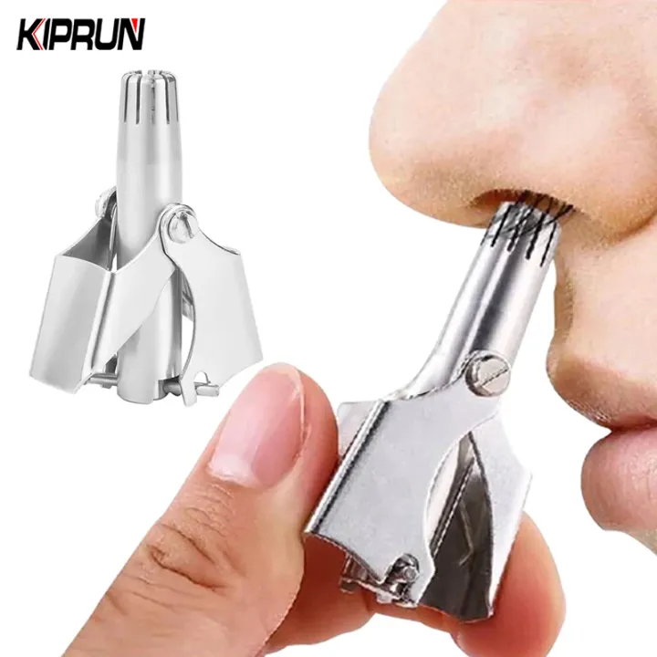 KIPRUN Nose Hair Trimmer for Men/Woman Stainless Steel Manual Trimmer for  Nose Vibrissa Razor Shaver Washable | Lazada PH