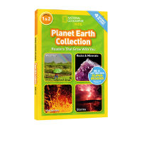 Original English National Geographic Children planet Earth Collection 4 earth stories L1L2 National Geographic Childrens Encyclopedia graded reading materials primary school stem course