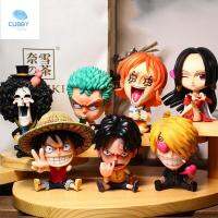 ตุ๊กตาของขวัญคริสต์มาสขนาดเล็ก Doflamingo Sabo Nami โรโรนัวโซโรซานจิ Han Robin Boa คอลเลกชันโมเดลลิงลูฟี่ของเล่นโมเดลตัวการ์ตูนฟิกเกอร์แอคชั่น