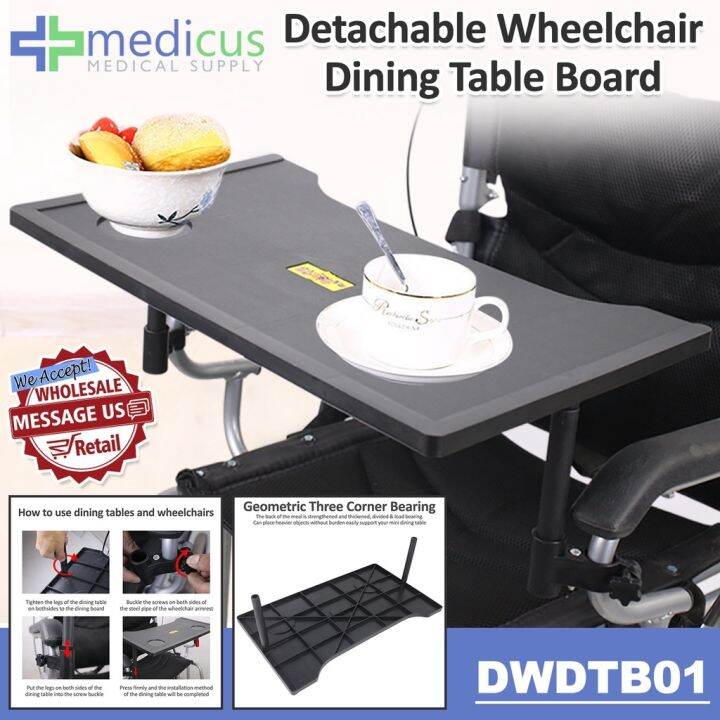 DWDTB01 Removable Wheelchair Dining Table Antifall Board 180 Lazada PH