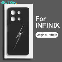 Guyon  เสค Infinix Note 30 Pro ร้อน 30i 30 เล่น NFC Soft Case Guyon ใหม่ Desig รูปแบบเดิมซิลิโคนเหลวกันกระแทก