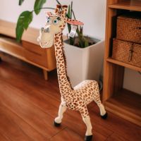 90cm Stuffed Animal Giraffe Toys Doll Madagascar Melman Toys Simulation Giraffe Toys Product For Children Baby Birthday Gifts