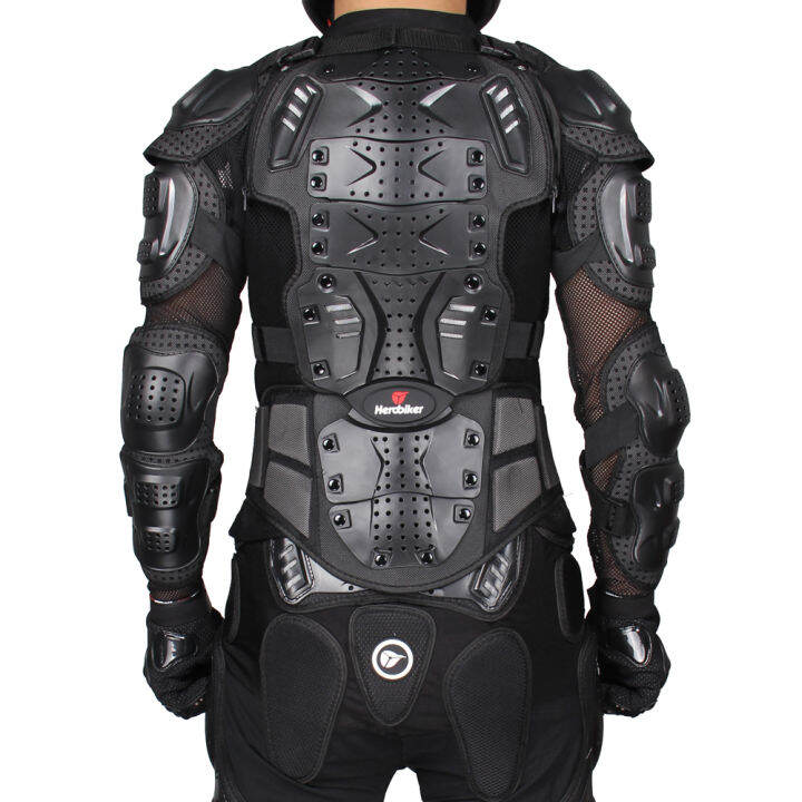 herobiker-motorcycle-riding-armor-jacket-knee-pads-motocross-off-road-enduro-atv-racing-body-protective-gear-protector-set