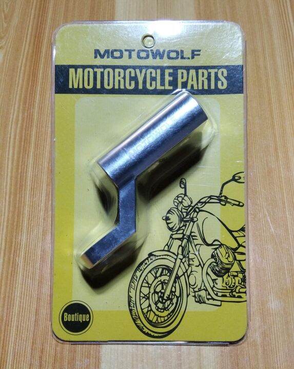 Silver Motowolf Side Mirror Extension Bracket Lazada PH