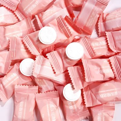 ☎✐☜ 30/50pcs Compressed Towel Disposable Towel Travel Non-woven Face Towel Water Wet Wipe Face Care Tablet