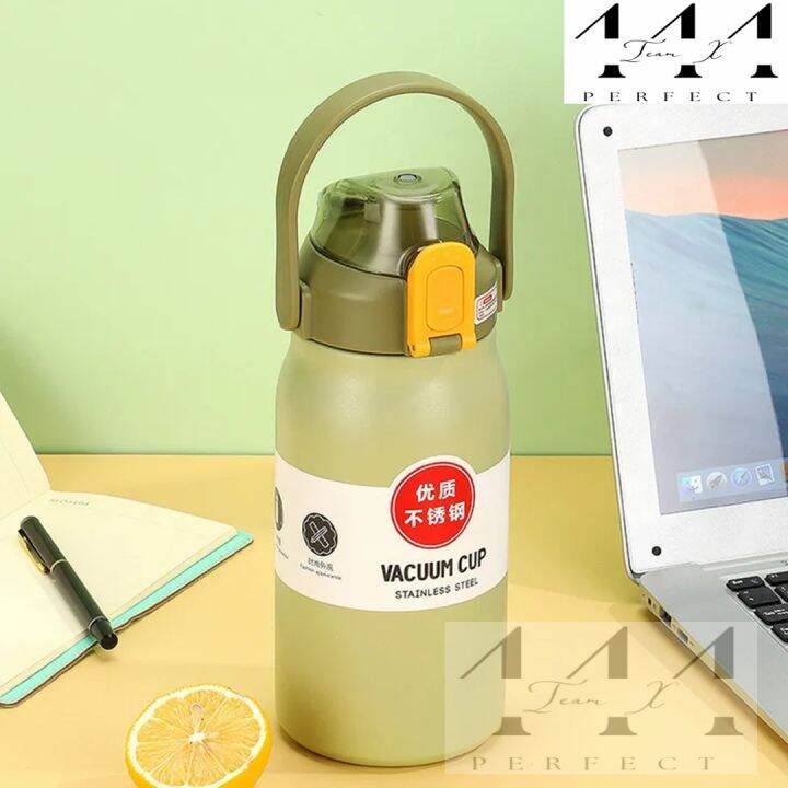 vacuum-cup-กระติกน้ำสุญญากาศ-1200-มล-stainless-steel-316รุ่นใหม่-สีพาสเทลสวยงาม-พร้อมหลอดดูด-มีหูหิ้ว-กระบอกน้ำเก็บความเย็น-น้ำร้อนได้นานกว่า-24ชม