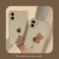 [Phone case]เคสโทรศัพท์ลายหมีน่ารักสำหรับ IPhone 1113X XSXRcase 7Plus 8Plus Case