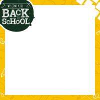 START WORK กรอบปกสินค้า กรอบสินค้า ทำให้สินค้าคุณดูเด่นขึ้นมาทันที FRAME BACK TO SCHOOL (M2)