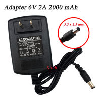 AC to DC Adapter 6V 2A 2000mA (Head size 5.5 x 2.5 mm)A7779 US EU UK PLUGk Optional