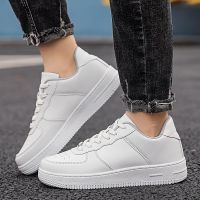 2022 Men Shoes Solid White Black Women Leather Low Sneakers Outdoor Sports Breathable Childrens Fashion Skateboarding Shoes